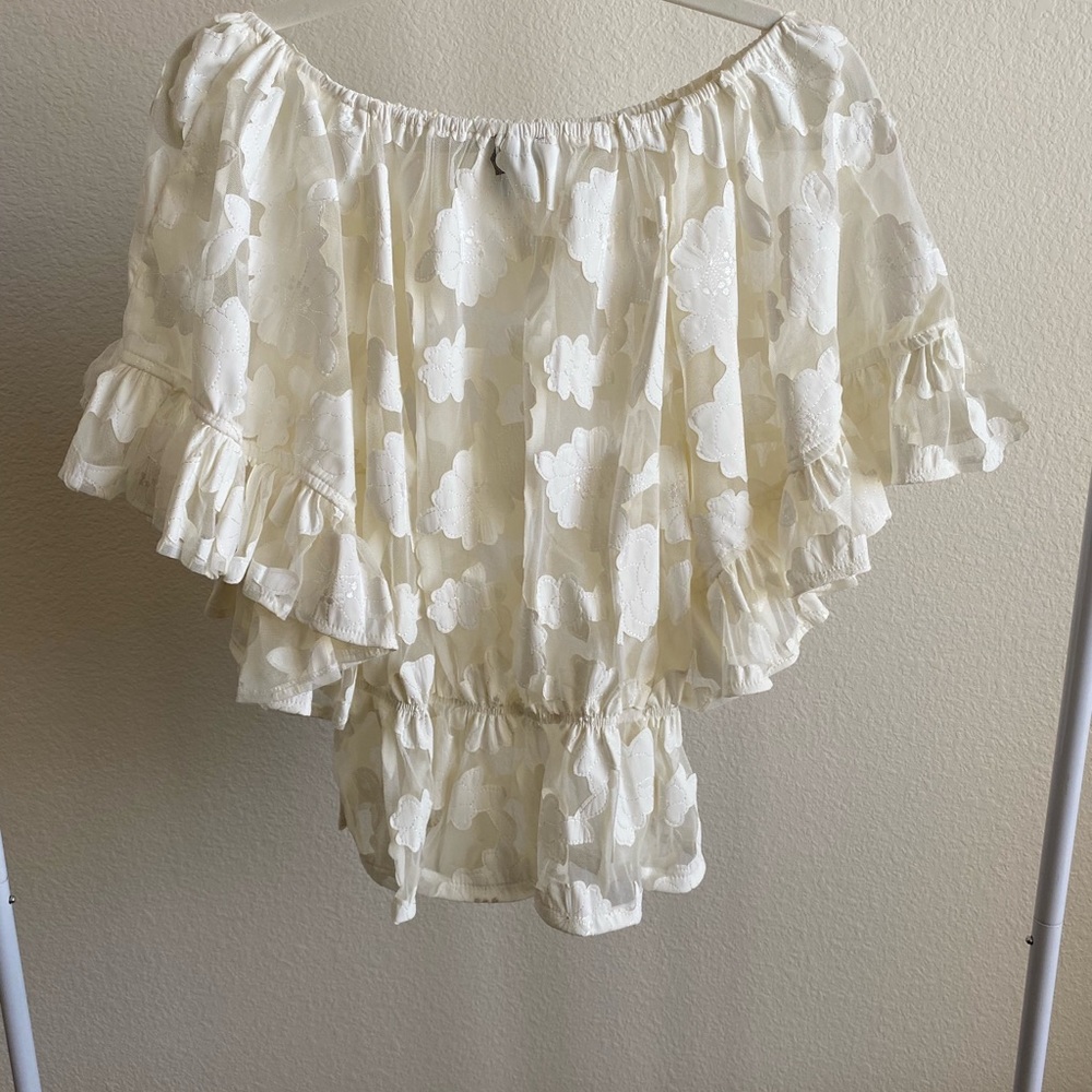 Gracia Sheer Top/Cover Up Size Large